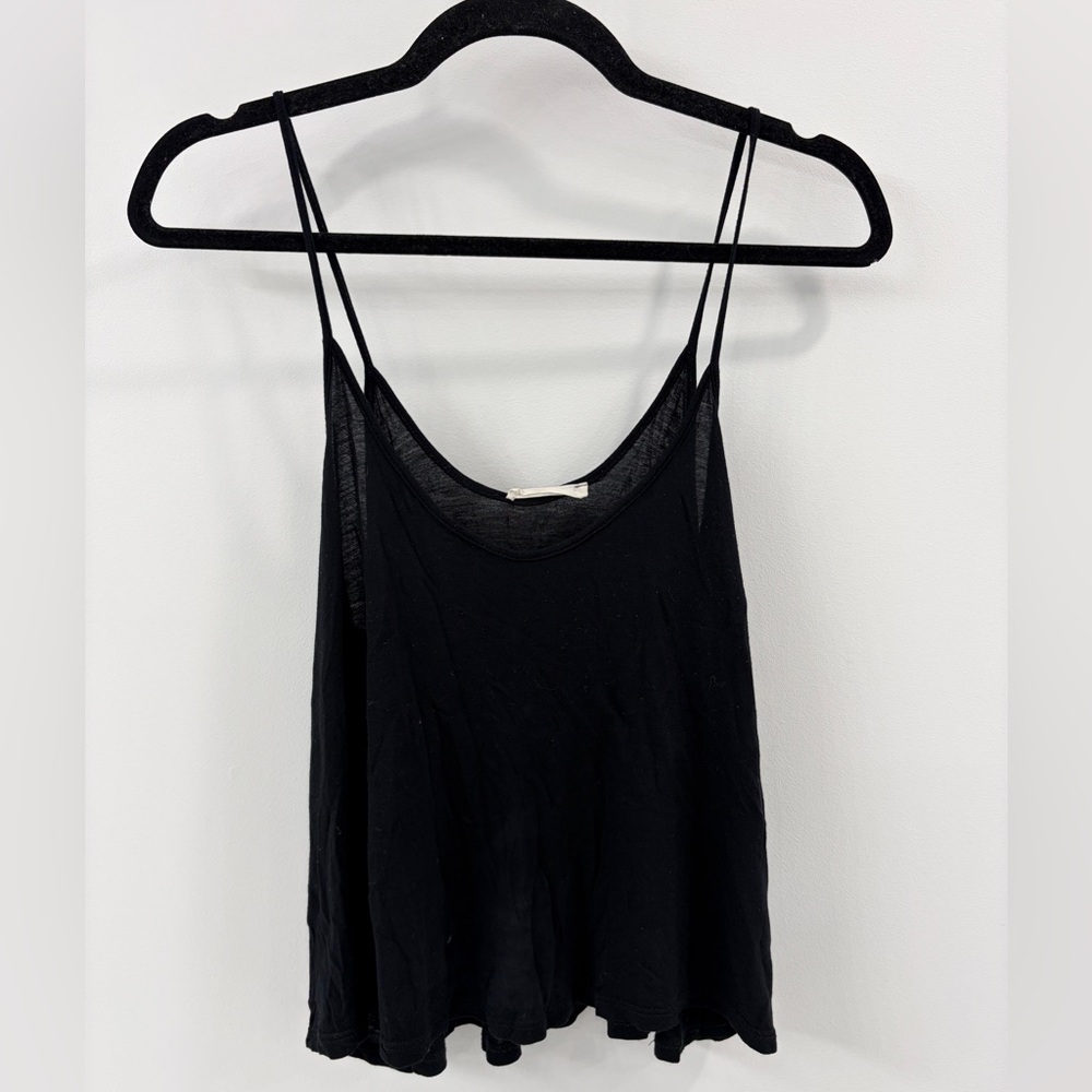 LUSH Black Spaghetti Strap Tank Top